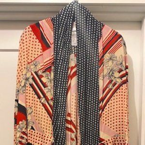 FREE PEOPLE Multicolor Midi Kimono OSFM